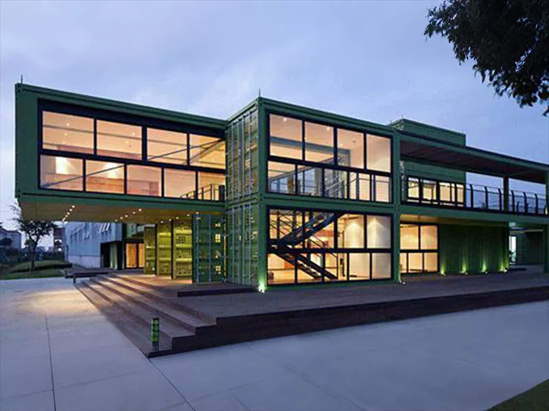 Prefab Light Steel மாடுலர் வில்லா ஹவுஸ் கட்டிடம்